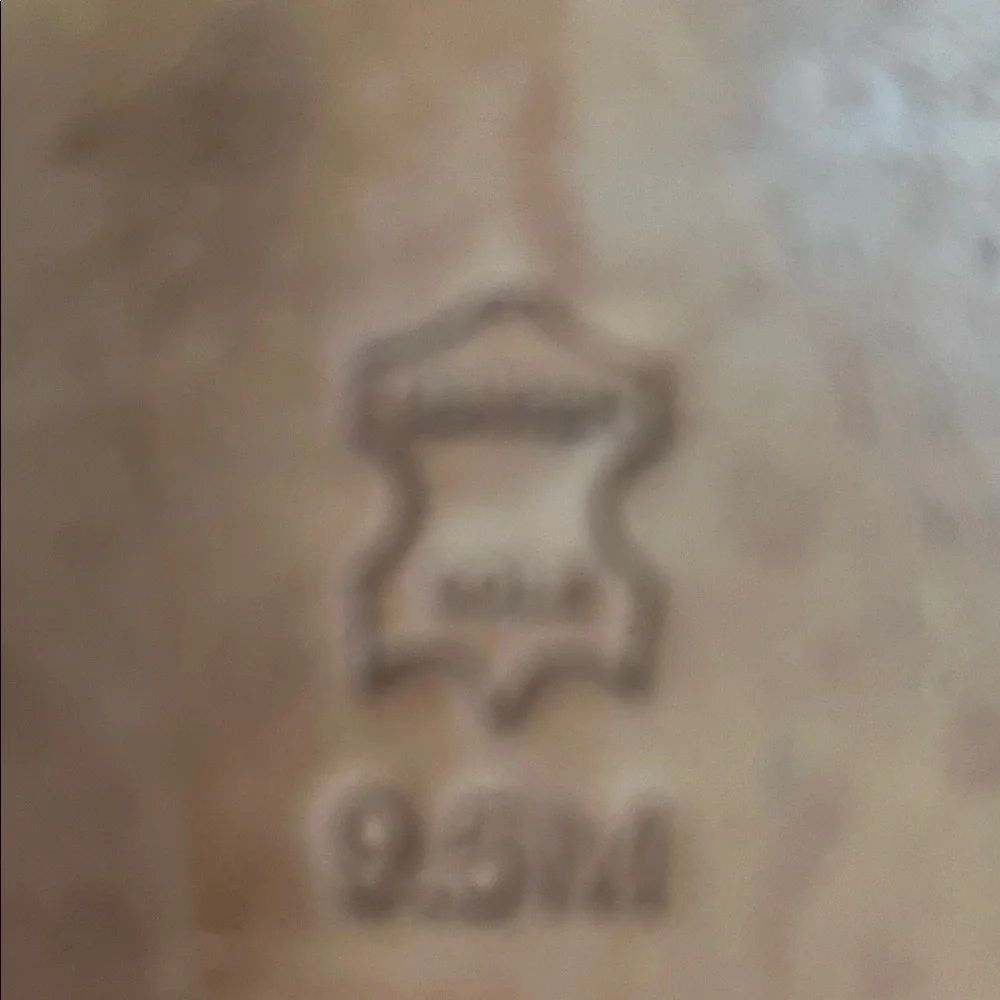 Tory Burch Dark Blue and Gold Sandals - Picture 8 of 8